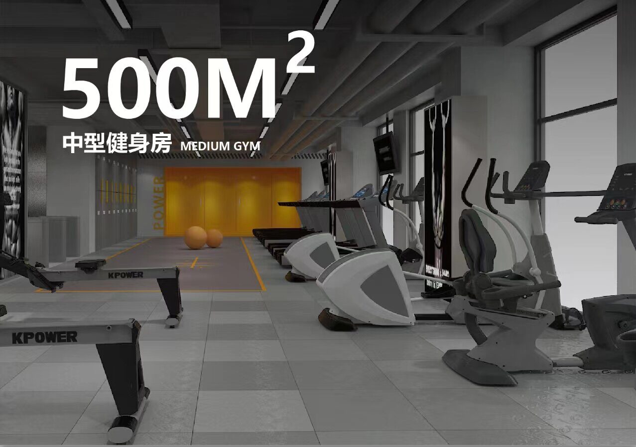 500㎡健身房规划方案